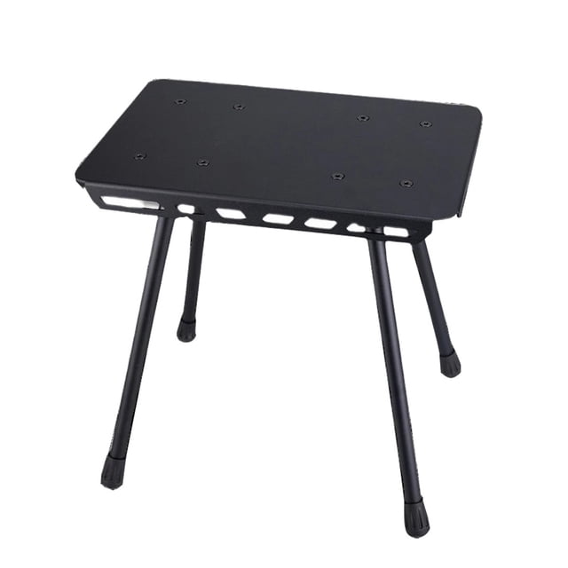Tabouret Pliant de Camping Tabouret Poney Léger à Double Usage Hauteur Réglable Table de Pique-Nique Chaise