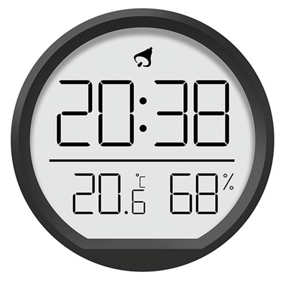 LED Digital Wall Clocks Temperature Humidity Date Display Electronic Table Alarm C G2273