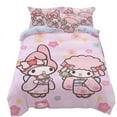 thumbnail image 5 of Sanrio Cartoon Cinnamon Roll Four-piece Set Cute Kuromi Melody Bed Sheet Personality Pochacco Home Three-piece Set, 5 of 10