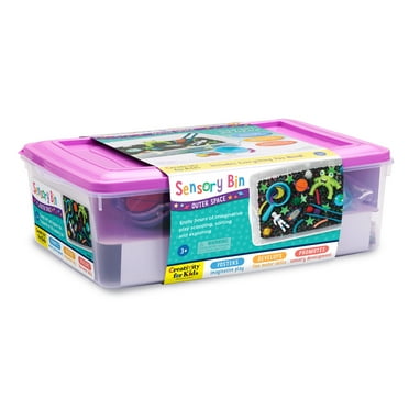 Creativity for Kids Sensory Bin Outer Space – Child Sensory Toys and Crafts