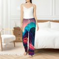 thumbnail image 4 of Salouo Colorful Surreal Landscape Print Women's Pajama Pants Casual Loose Sweatpants PJs Flowy Pants Drawstring Palazzo for Women Wide Leg Pants Lounge Pajama -X-Large, 4 of 8
