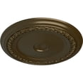 thumbnail image 3 of 31 1/8"OD x 1 1/2"P Carlsbad Ceiling Medallion Brass Finished, 3 of 6