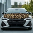 thumbnail image 2 of Uorisanigo Car Hood Cover Waterproof Polyester Cheetah Leopard Print Car Hood Cover All Weather Universal Auto Hoods Protective Accessories for SUV Sedan Truck Pickup, Elastic Fabric, 2 of 7