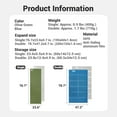 thumbnail image 6 of Naturehike, Foldable Foam Lightweight Sleeping Pad, Portable Mat For Hiking, Ultralight Foam Backpacking Mattress, Moisture Proof Camping Mattress, Widened & lengthened, IXPE High Resilience Material, 6 of 20