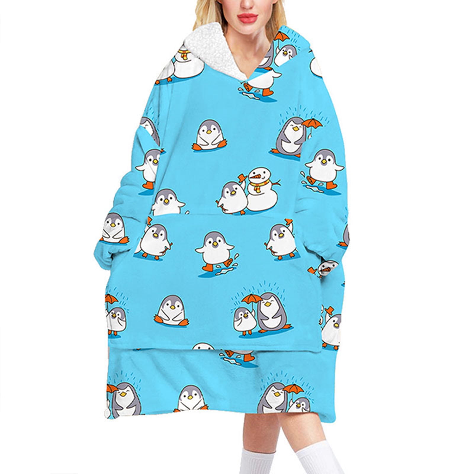cute hooded blanket