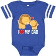 thumbnail image 3 of Inktastic Fathers Day I Love My Dad Boys Lion Boys or Girls Baby Bodysuit, 3 of 5