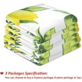 thumbnail image 2 of Tropical Yellow Lemon Kitchen Dish Towels Set of 6 Absorbent Hand Towels，Lint-Free 18"x28" Summer Green Leaves Polyester Hanging Fast Drying Dishcloths for Cooking Baking Home Tea Bar Clean, 2 of 5