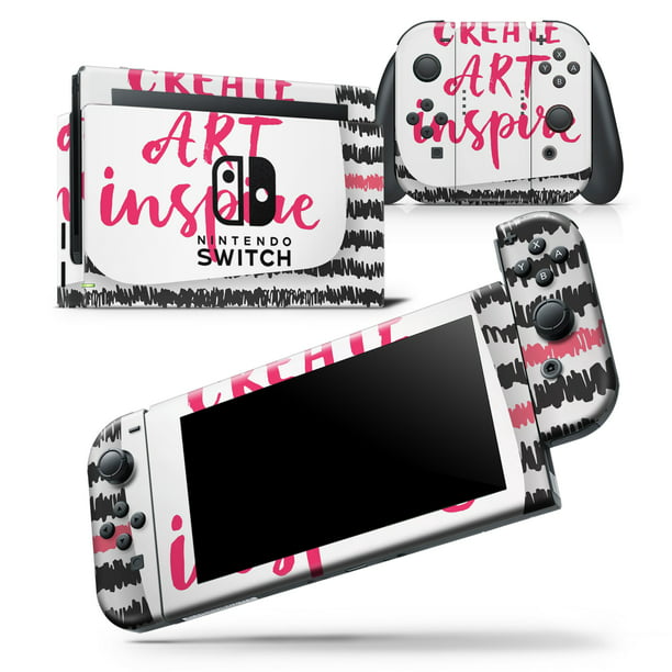 Create Art Inspire Skin Wrap Decal Compatible With The Nintendo
