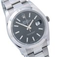 thumbnail image 4 of Pre-Owned Rolex Datejust 41MM 126300 Black Dial Smooth Bezel Stainless Steel Oyster Bracelet, 4 of 9