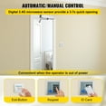 thumbnail image 4 of VEVOR Automatic Door Opener,100-240V for Max.220lbs Doors,Swing Door Operator for Disabilities with 2 Wireless Remotes,Keypad, 2 Exit Buttons, 5 ID Cards, 2 Stainless Steel Push Buttons,CE Listed, 4 of 9
