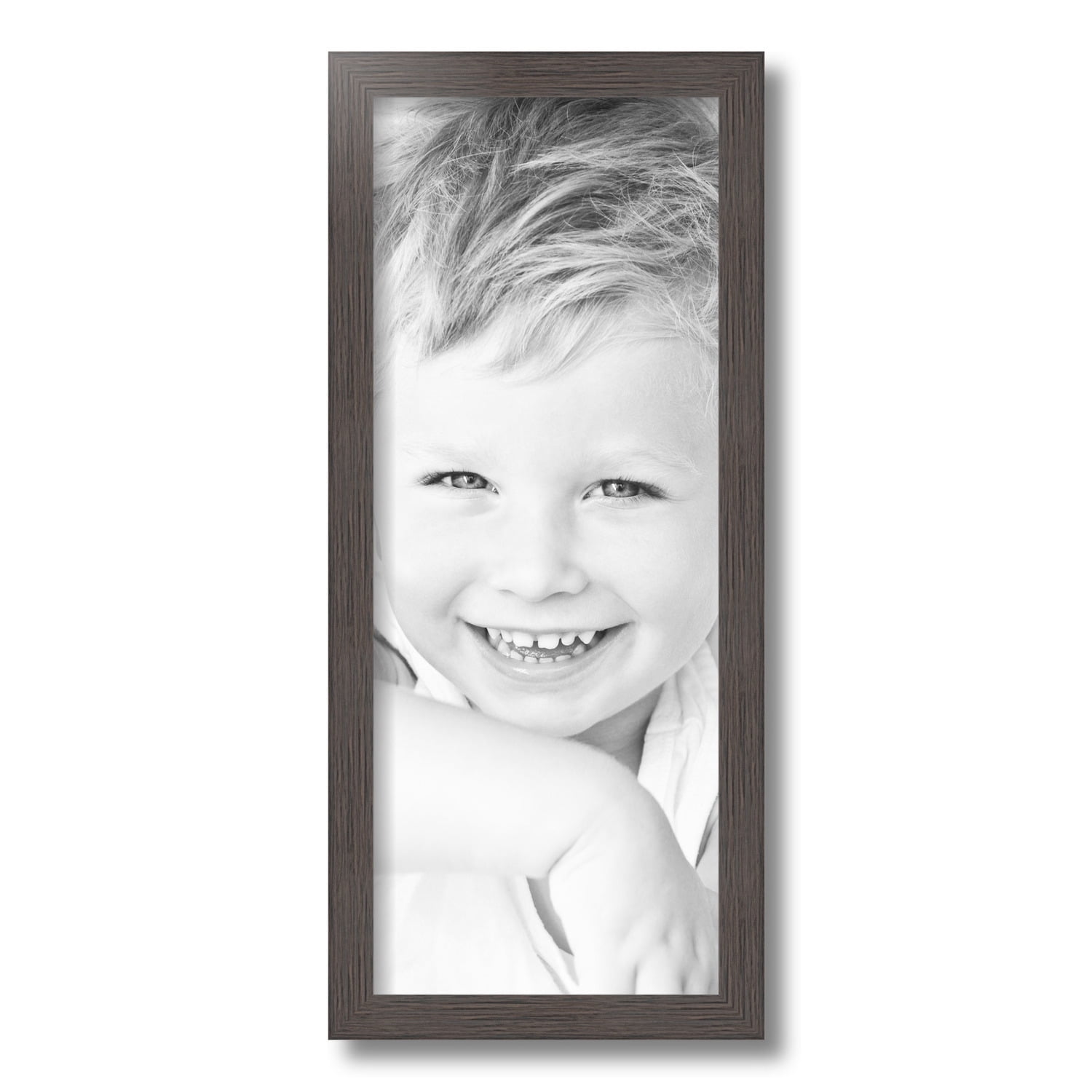 ArtToFrames 8x20 Inch Melinga Oak Gray Picture Frame, This Gray Wood