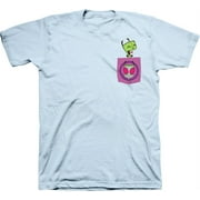 Mens Nickelodeon Invader Zim Shirt - Retro Nick Invader Zim tee - Classic Nick Graphic T-Shirt (Pool, XX-Large)