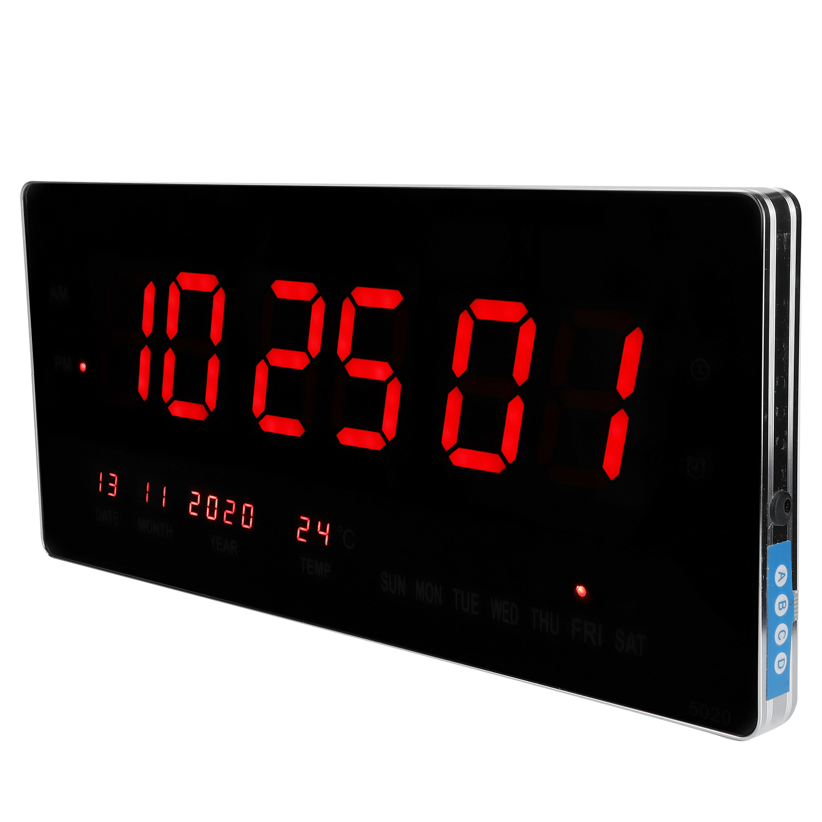 Tbest Digital Wall Clock, LED Digital Wall Clock, Aluminum Alloy Frame Keep  Track Of The Date High‑contrast LED Screen Digital Wall Clock For Office  Living Room Walmart Canada