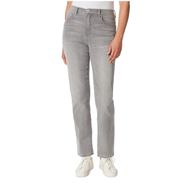 Gloria Vanderbilt Jeans Droits Classiques pour Femmes, Gris, 4