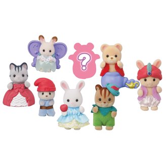 Calico Critters Blossom Gardening Set - Flora Rabbit Sister & Brother Figures With Accessories