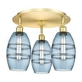 thumbnail image 5 of Innovations Lighting - Vaz - 3 Light Flush Mount In Industrial Style-9.13 Inches, 5 of 7