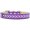 Purple, variant on Dog, Puppy Pet Ice Cream Collar, "Pearl and Clear Crystal Rimsets Sprinkles"