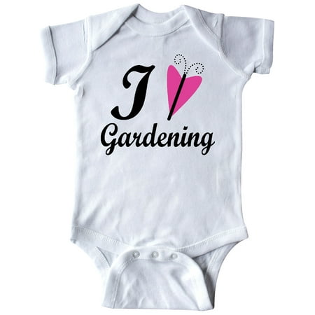 

Inktastic I Love Gardening Gift for Gardener Gift Baby Girl Bodysuit