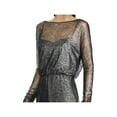 thumbnail image 2 of American Living Womens Floral Lace Cocktail Dress, Metallic, 12, 2 of 3