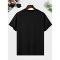 thumbnail image 3 of Camiseta de manga corta con estampado "BEARED INKED DAD" para hombre, cómoda, elástica y moderna, ideal para el verano, ideal para uso diario y casual,, 3 of 6