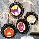 thumbnail image 4 of Toystoory Adorno de luz de lámpara de calabaza de con control de botón Hermoso letrero colgante ajustable Lámparas de puerta Decoración de Kits de decoración para fiestas Búho Toystoory HA068173-04, 4 of 6