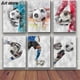 thumbnail image 2 of Póster de baloncesto de fútbol, pintura en lienzo, decoración moderna para niños con fútbol, imágenes artísticas de pared impresas para sala de estar, dormitorio, decoración del hogar, 2 of 5