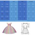 thumbnail image 2 of Unicorn Robe pour Filles Costume Unicorn Concours Princesse Robe de Fête avec Bandeau Unicorn pour Filles de 3 à 9 Ans, 2 of 3