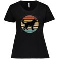 thumbnail image 3 of Inktastic German Shepherd Silhouette Vintage Retro Women's Plus Size T-Shirt, 3 of 5