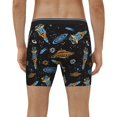 thumbnail image 4 of Easygdp Space Rocket Men's Boxer Briefs Men’s Underwear Boxer Briefs for Men, 4 of 7