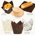 thumbnail image 4 of LotFancy 200 Pcs Tulip Cupcake Liners, Muffin Cupcake Paper Wrappers, Multicolor, 4 of 10