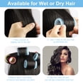 thumbnail image 4 of Graflsoa 10-Pack 40mm Blue Hair Curlers Set for All Hair Types, ABS Material, Easy-to-Use Styling Tools with Multiple Size Options (3# Model), 4 of 6