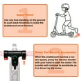 thumbnail image 6 of SIMATE Electric Scooter for Kids Ages 6-14, Lighting Lamp & LED Display,3 Adjustable Speed & Height,Dual Braking System ,Top 10mph & 5 Miles ,130W Motor,Pink, 6 of 9
