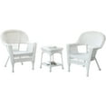 thumbnail image 2 of Jeco 3 Piece Resin Wicker Patio Conversation Set in Espresso-Color:White, 2 of 7