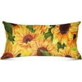 thumbnail image 4 of GZHJMY Sunflower Queen Pillowcase Super Soft Cozy Plush Pillow Case with Zipper for Sofa Bed Couch, 20 x 30 Inch, 4 of 7