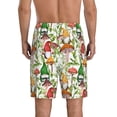 thumbnail image 2 of Balery Mushrooms Gnomes Men's Cotton Knit Pajama Shorts Waistband & Pockets,Short Pajama Pants-3X-Large, 2 of 8