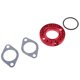 thumbnail image 5 of COLECTOR de ADMISIÓN de CARBURADOR de ALUMINIO 26MM ADAPTADOR de licencia de rojo, 5 of 7