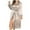 Khaki, variant on WDDDD Women's Long Ice Silk Thin Nightgown Black XL