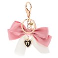 thumbnail image 1 of Miangastore Bowknot Key Ring Imitation Pearl Key Chain Lovely Backpack Pendant Bowknot Purse Charm, 1 of 8