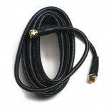Cable Molded Ends - Leviton C5851-12G RG59 Coaxial Cable with Molded on Gold F Connector Plugs on Each End, Black, 12-Foot