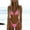 Pink, variant on Push-Up High Cut Bikinis Swimsuit Sets 2 Piece Women's