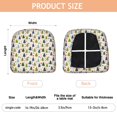 thumbnail image 3 of Multicolor Christmas Tree and Ornament Seat Covers for Dining Room Chairs Set Of 6,Stretch Printed Washable Chair Seat Cover with Elastic Ties and Button,Removable Waterproof Couch Cushion Covers, 3 of 6