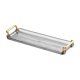 thumbnail image 1 of Bandeja decorativa para bebidas cosméticas, estilo nórdico, bandeja de baño para mesita de noche. 34cmx10cmx4.5cm, 1 of 9