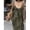 Green-S, variant on Green Leopard Print V-Neck Maxi Dress Spaghetti Strap Flowy A-Line Casual