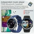 thumbnail image 4 of For OPPO WATCH X 1.43 AMOLED Smart Watch AOD Waterproof Heart Rate Sports Smartwatch MenWomen BT Call Connect Earphone TWS Music, 4 of 6