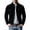 #033-Black, variant on Men's Corduroy Jacket Casual Lapel Button Front Flap Pocket Trucker Coat