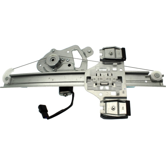 Window Regulator Compatible For 2006-2010 Hummer H3 2009-2010 H3T Rear, Left Driver Power With Motor