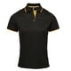 thumbnail image 1 of Premier - Polo Coolchecker en contraste de colores para mujer (Negro/Amarillo), 1 of 3