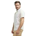 thumbnail image 4 of Chaps Men's & Big Men's Seacoast Wash Oxford Shirt with Short Sleeves, Sizes S-2XL, 4 of 6