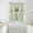 Sage, variant on Gorgeous Home Linen Window Treatment Kitchen Curtain 3 Pieces Sage Green Sheer Voile Rod Pocket for Kitchen K68