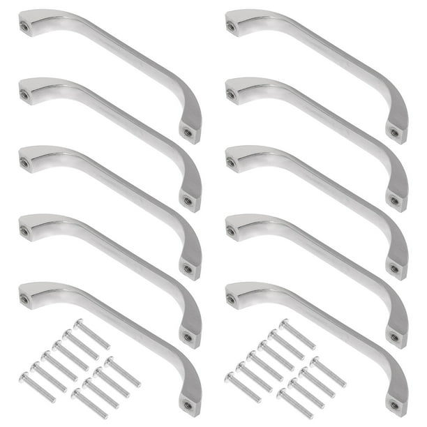 BRIGHTFUFU 10pcs aleación de zinc, conjuntos de vestimentera de la aleación de las puertas modernas, barras de tirón para el hogar para el hogar